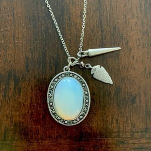American Eagle Moonstone Necklace